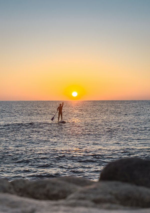 Paddle en bord de mer au camping 4 étoiles
